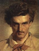 Anselm Feuerbach Self-Portrait oil